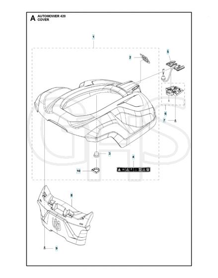 Husqvarna Automower 420 - Cover