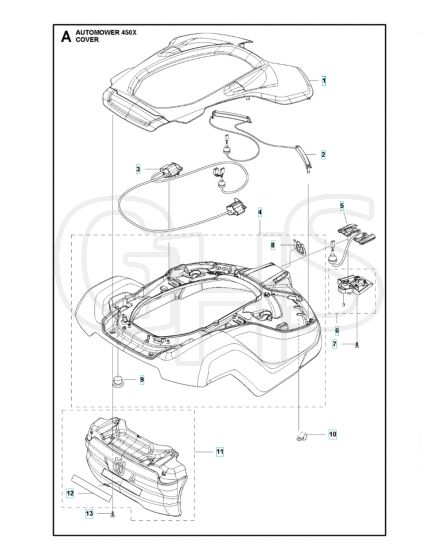 Husqvarna Automower 450X - Cover