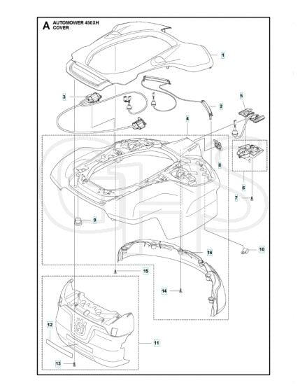 Husqvarna Automower 450Xh - Cover