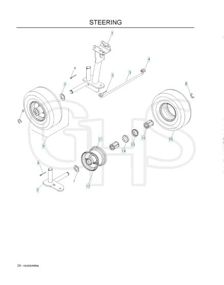 Husqvarna Be550 - Steering