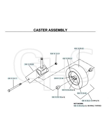 Husqvarna Bz27 - Casters