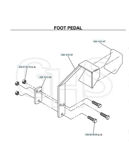 Husqvarna Bz27 - Pedals