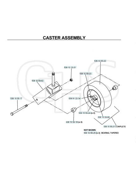 Husqvarna Bz34 D - Casters