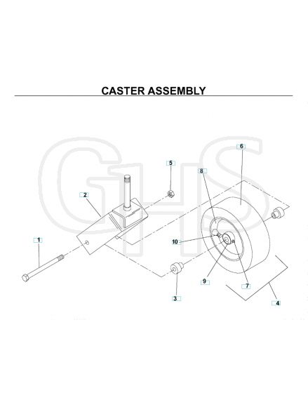 Husqvarna Bz6127 D - Casters