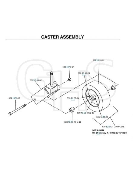 Husqvarna Bz6127 Td - Casters