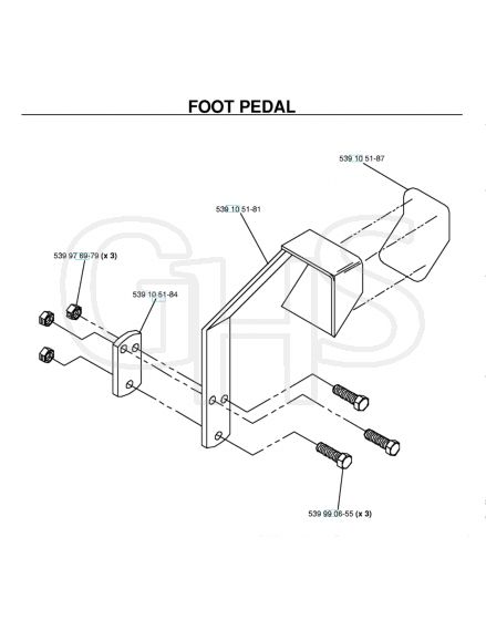 Husqvarna Bz6127 Td - Pedals