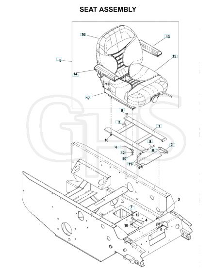 Husqvarna Bze6127 D - Seat