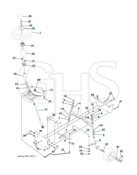 Husqvarna Ct131 - Steering