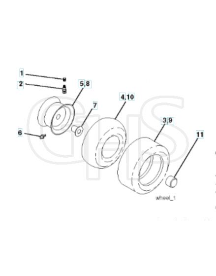 Husqvarna Ct131 - Wheels & Tyres