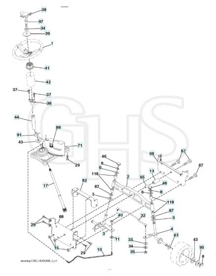 Husqvarna Ct151 - Steering