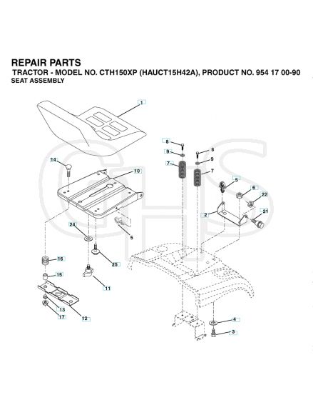 Husqvarna Cth Xp Seat Ghs