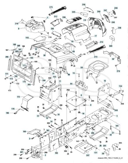 Husqvarna Cth151 - Chassis & Enclosures