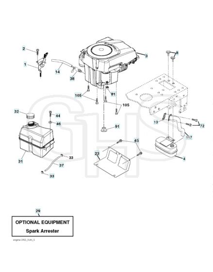 Husqvarna Cth1736 - Engine