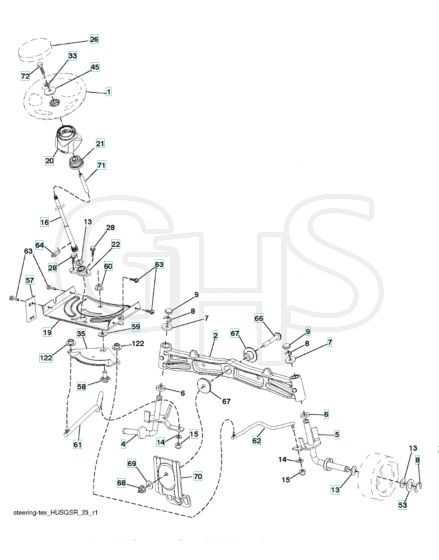 Husqvarna Cth173 - Steering