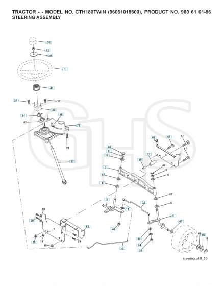 Husqvarna Cth180 Twin - Steering