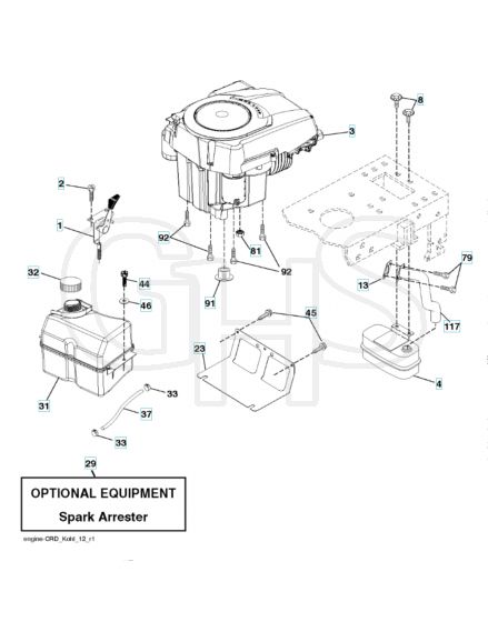 Husqvarna Cth192 - Engine