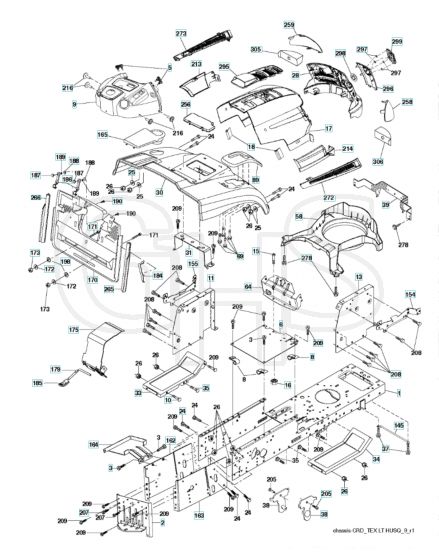 Husqvarna Cth2038 - Chassis & Enclosures