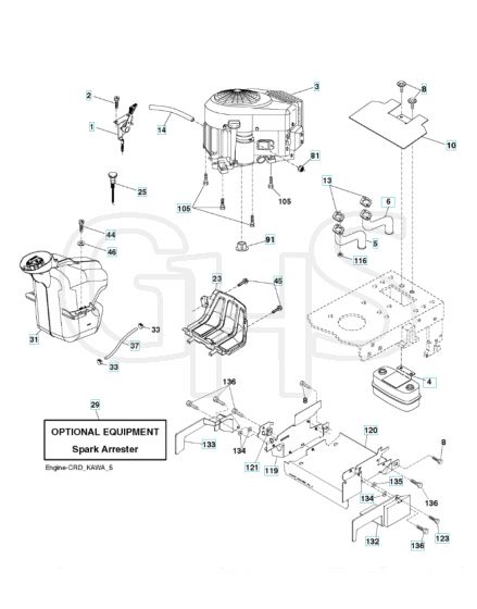 Husqvarna Cth222T - Engine