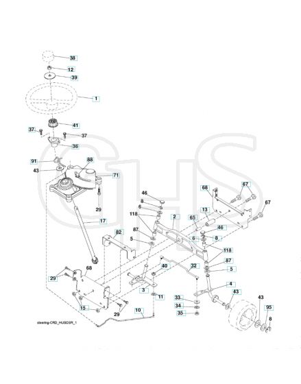 Husqvarna Cth2238Te - Steering