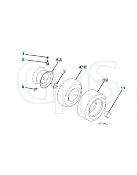 Husqvarna Cth2238Te - Wheels & Tyres