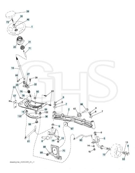 Husqvarna Cth 174 - Steering