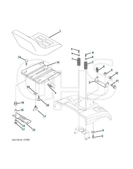 Husqvarna Cth 182T - Seat