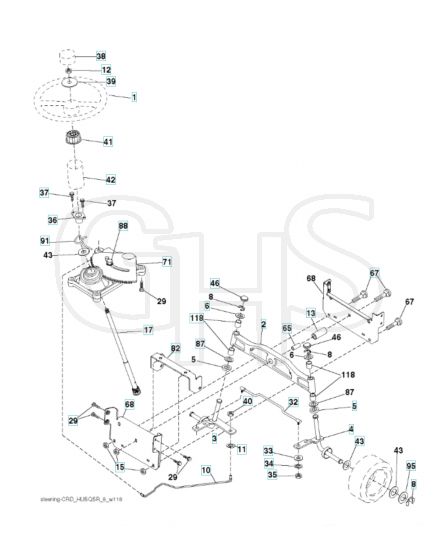 Husqvarna Cth 202T - Steering