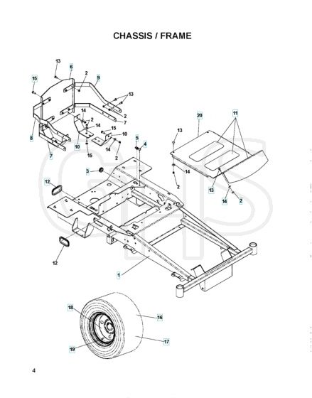 Husqvarna Ez4220 - Chassis & Frame