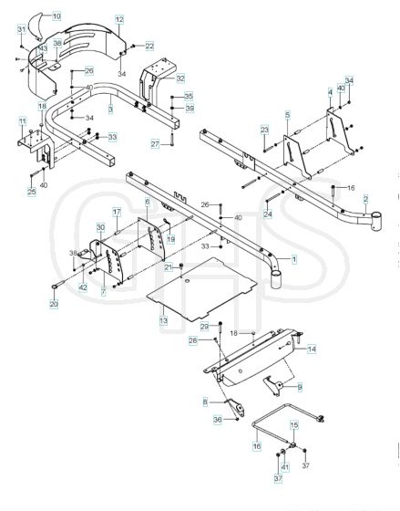 Husqvarna Ez4824K - Frame