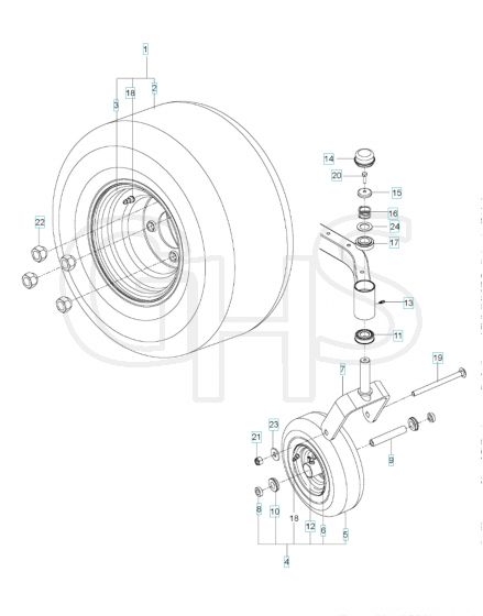 Husqvarna Ez4824K - Wheels & Tyres