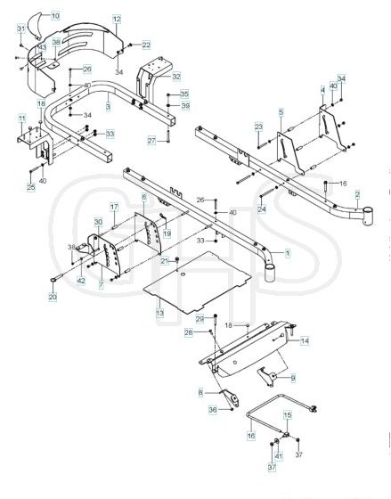 Husqvarna Ezc4824 - Frame