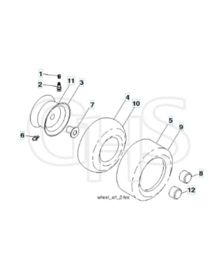 Husqvarna Gt52Xls - Wheels & Tyres