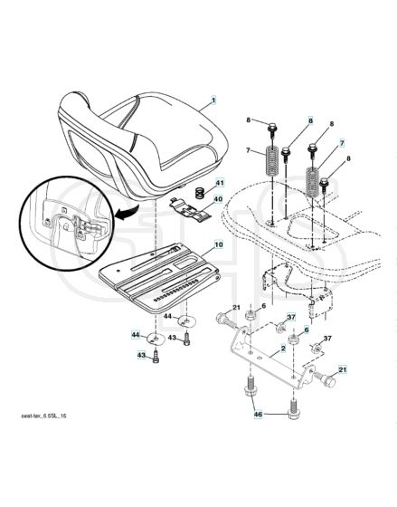 Husqvarna Gt54Ls - Seat