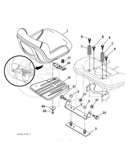 Husqvarna Gth24V52Ls - Seat