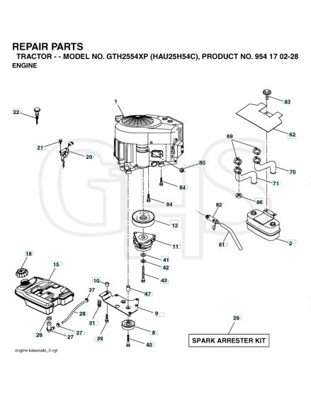 Husqvarna Gth2554 Xp - Engine