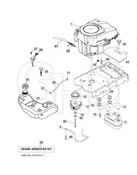 Husqvarna Gth260 Twin - Engine | GHS