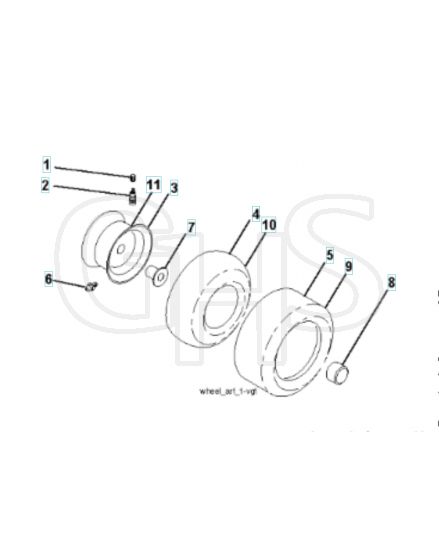 Husqvarna Gth264T - Wheels & Tyres