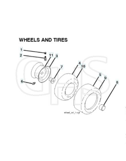 Husqvarna Gth26V48Ls - Wheels & Tyres