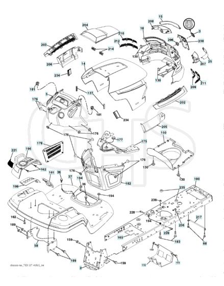 Husqvarna Gth27V52Ls - Chassis & Frame