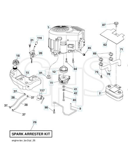 Husqvarna Gth27V52Ls - Engine