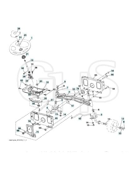 Husqvarna Gth27V52Ls - Steering