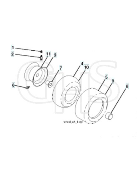 Husqvarna Gth27V52Ls - Wheels & Tyres