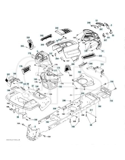 Husqvarna Gth3052Tf - Chassis & Enclosures