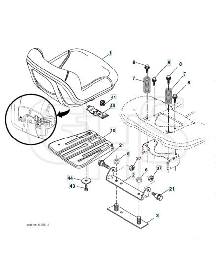 Husqvarna Gth3052Tf - Seat