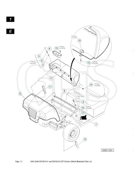 Husqvarna HUV4210E - Front Body