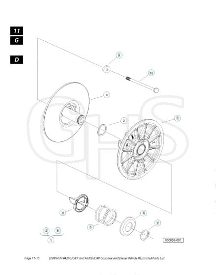 Husqvarna HUV4421G - Clutch 2