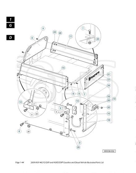 Husqvarna HUV4421G - Frame 4