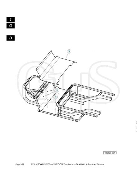 Husqvarna HUV4421GX - Chassis - Frame 3