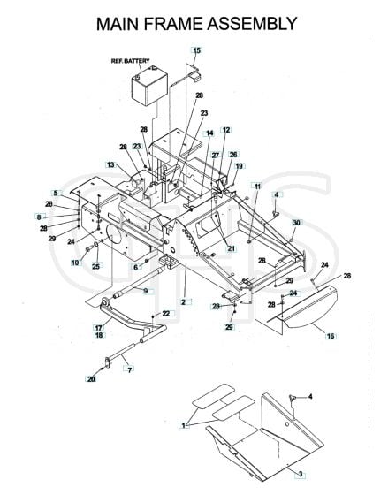 Husqvarna Iz4217 T - Frame