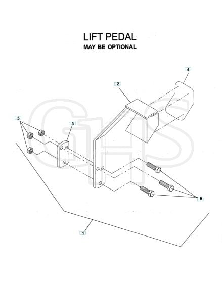 Husqvarna Iz4217 T - Pedals